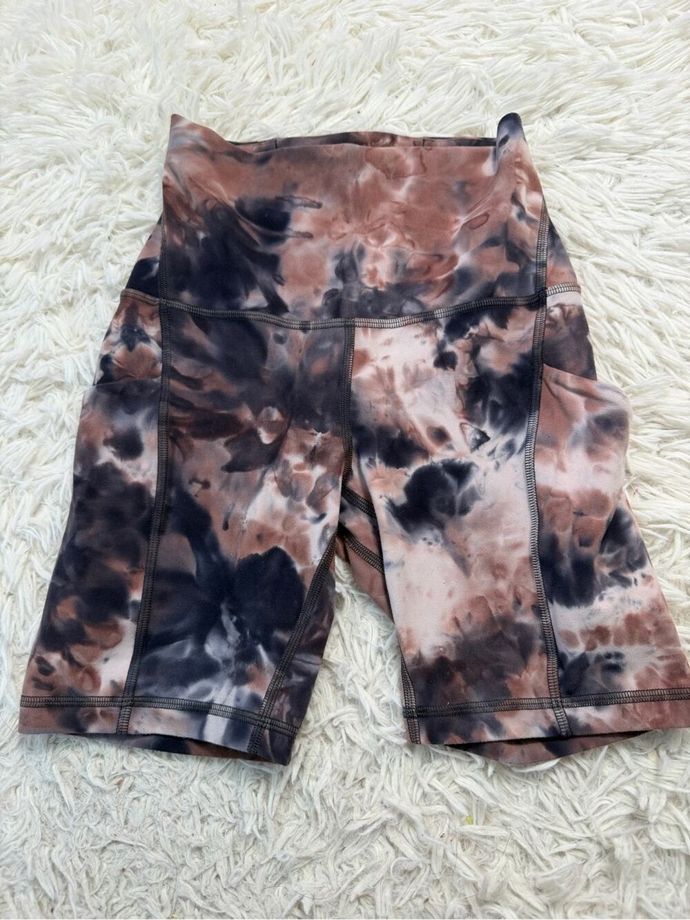 Lululemon Align High-Rise Short with Pockets 6" Diamond Dye Seashell Smoky Topaz
